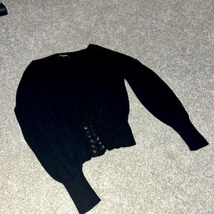 Express size XS black sweater